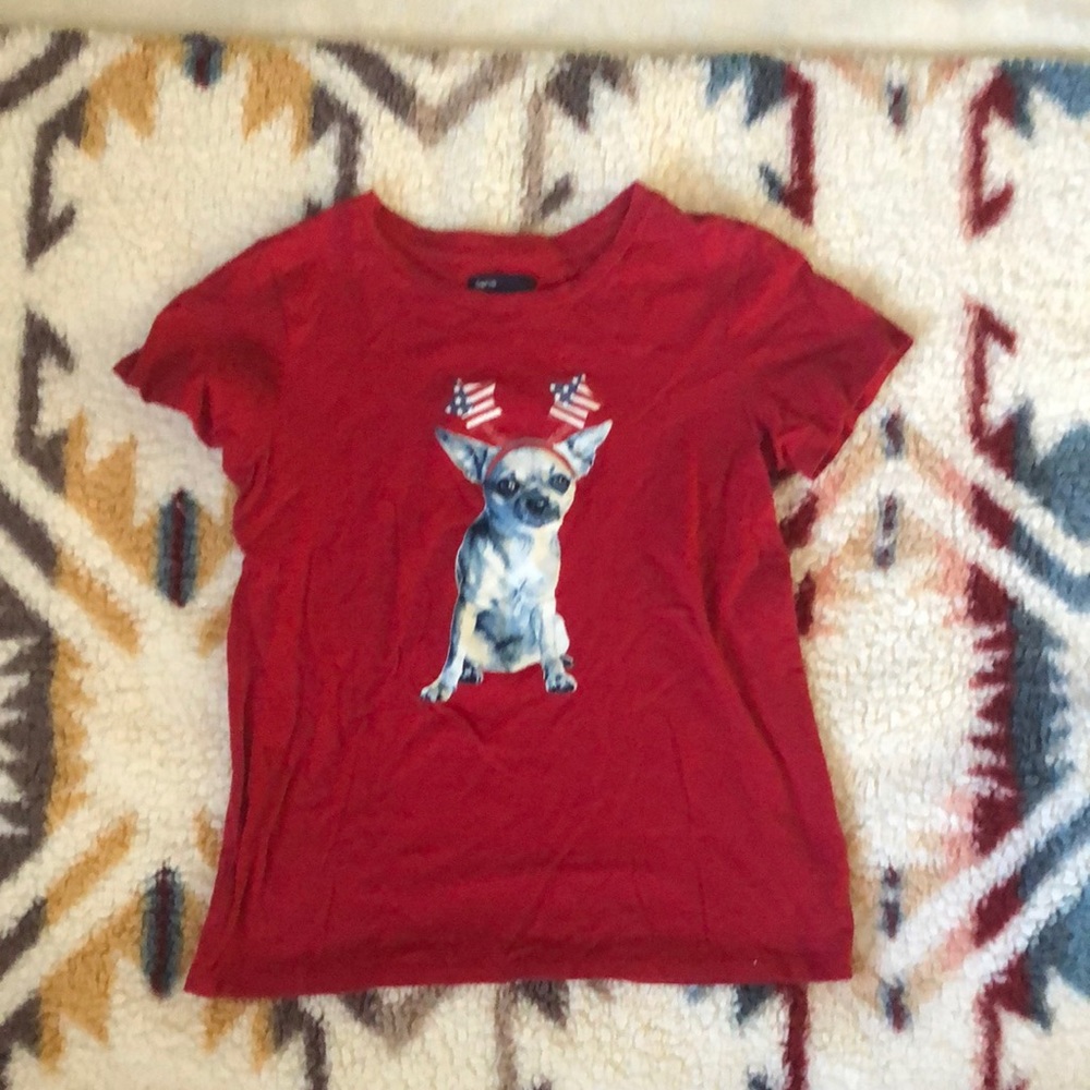 🇺🇸GapKids patriotic dog shirt🎆
